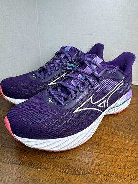 Mizuno Womens Wave Inspire 21 Athletic Running Shoes in Purple Violet, sz 8.5